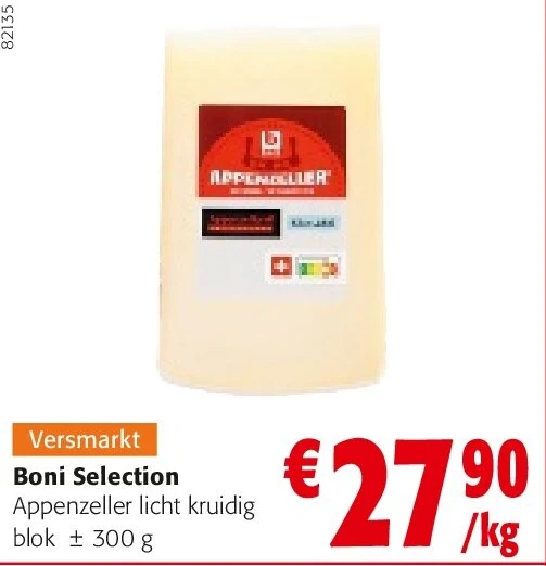 Boni Selection Appenzeller licht kruidig blok ± 300 g