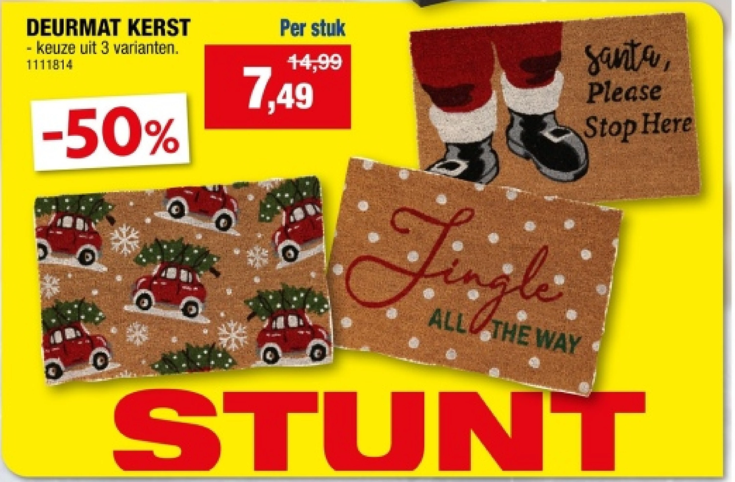 DEURMAT KERST