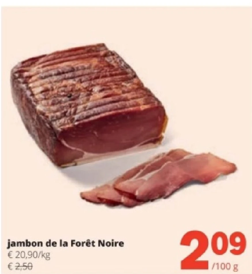 jambon de la Forêt Noire