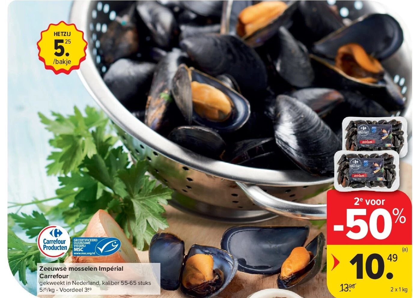 Zeeuwse mosselen Impérial Carrefour
