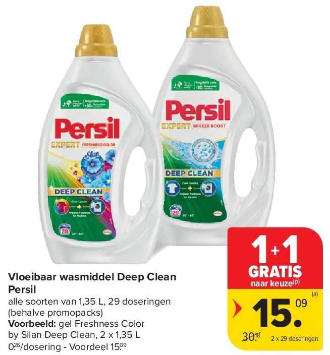 Vloeibaar wasmiddel Deep Clean Persil
