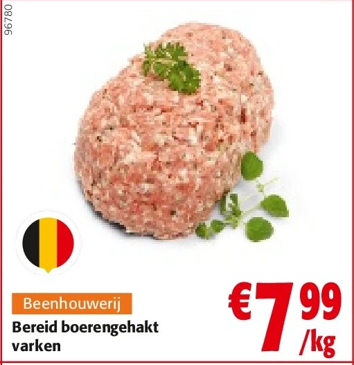 Bereid boerengehakt varken