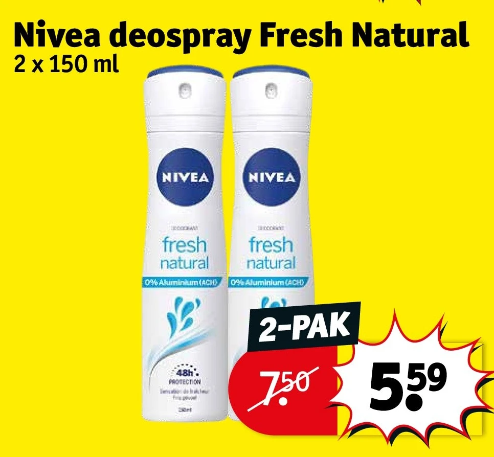 Nivea deospray Fresh Natural