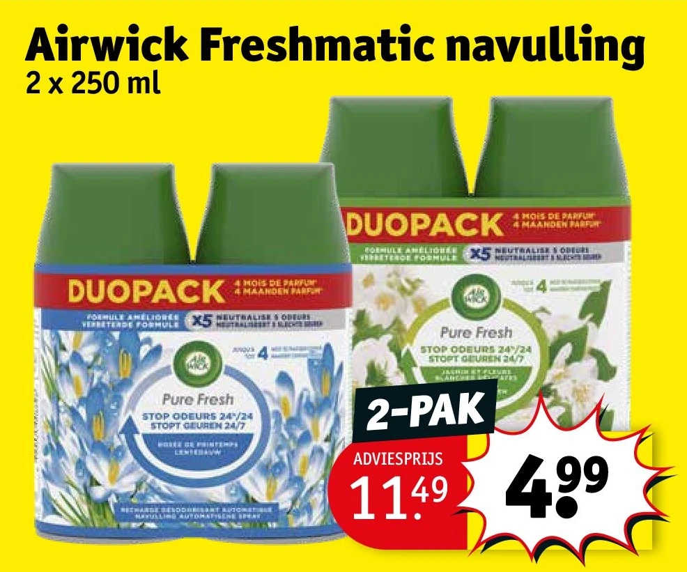 Airwick Freshmatic navulling