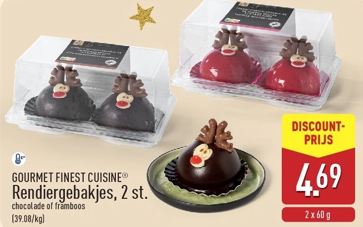 Rendiergebakjes, 2st.