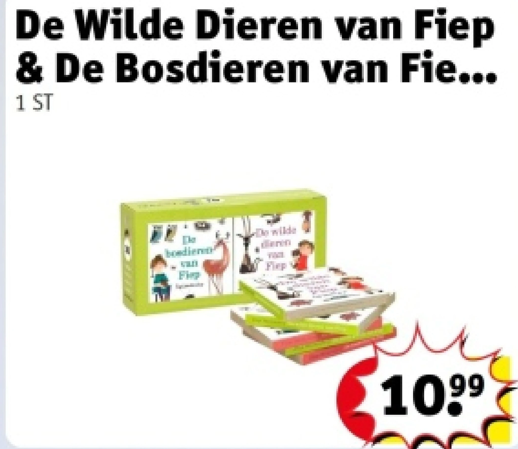 De Wilde Dieren van Fiep & De Bosdieren van Fiep - Uitdeelboekjes