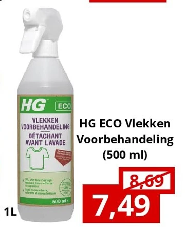 HG ECO Vlekken Voorbehandeling (500 ml)