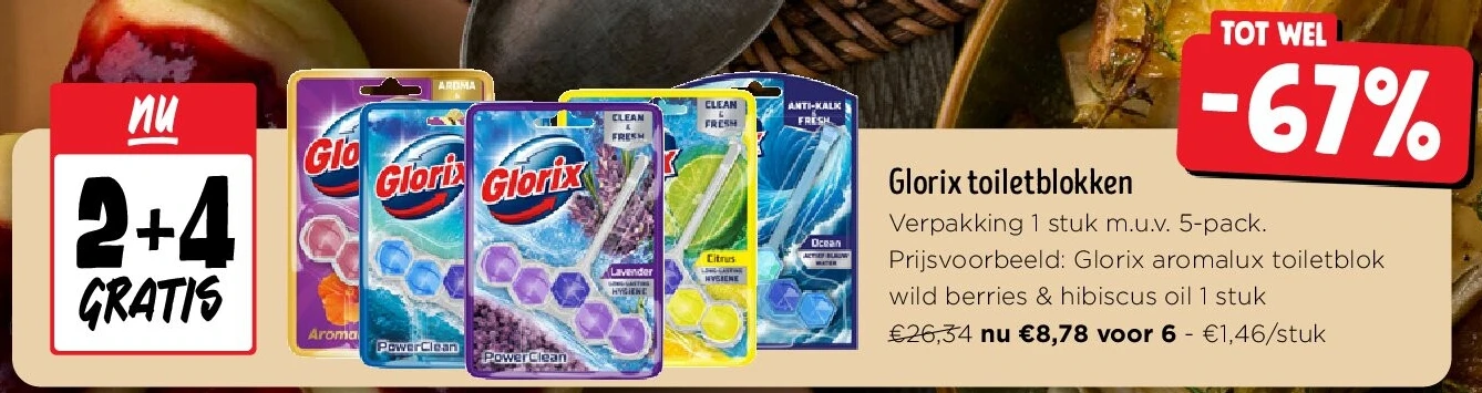 Glorix toiletblokken