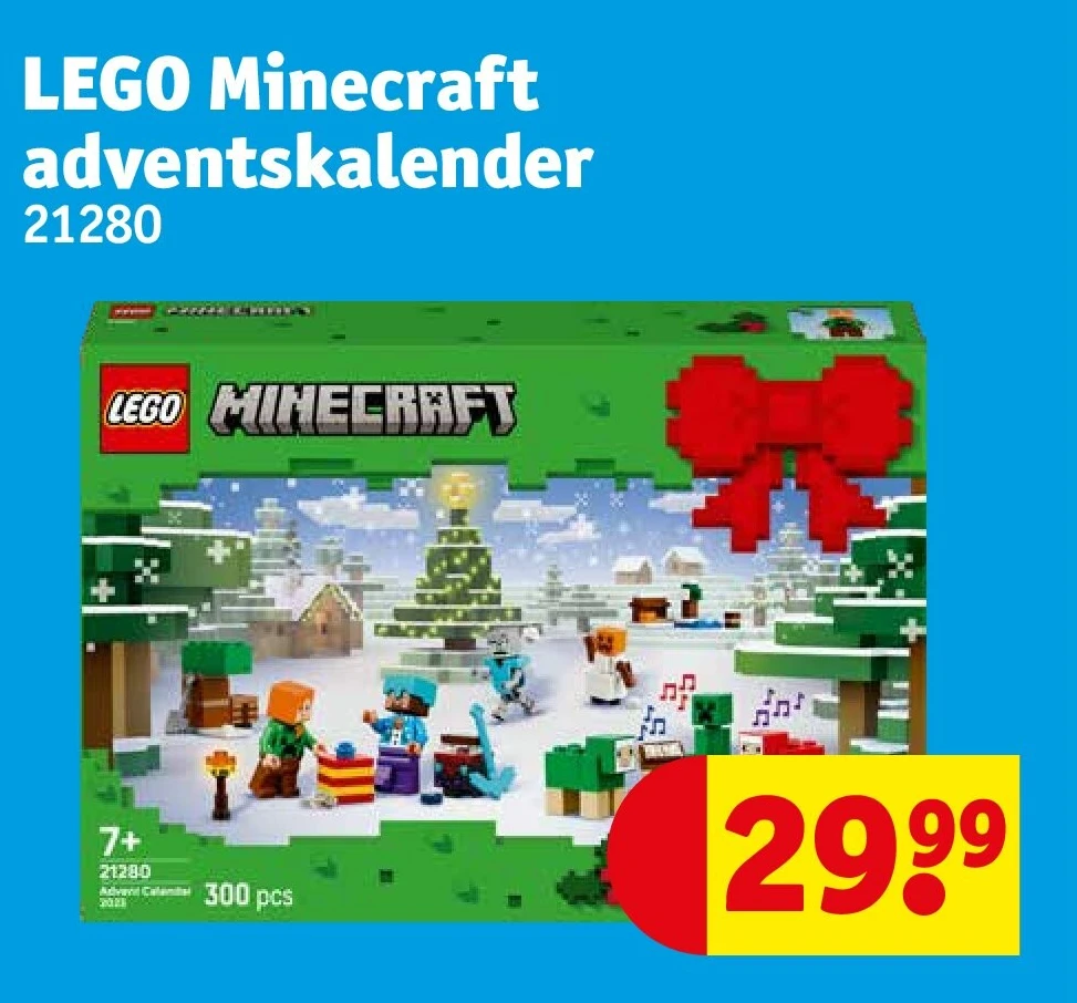 LEGO Minecraft adventskalender