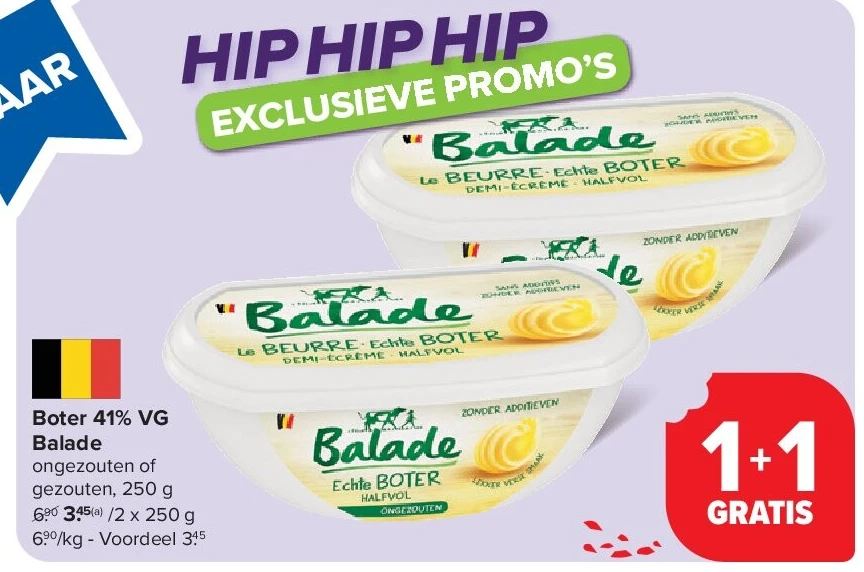 Boter 41% VG Balade
