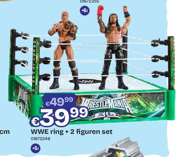 WWE ring + 2 figuren set