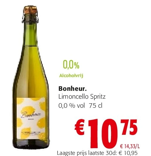 Bonheur. Limoncello Spritz 0,0 % vol 75 cl