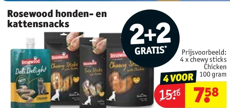 Rosewood honden- en kattensnacks