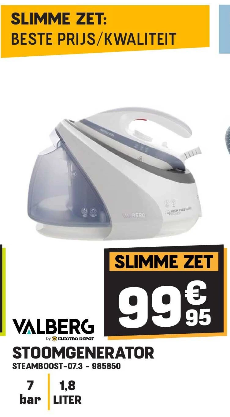 Valberg STOOMGENERATOR STEAMBOOST-07.3