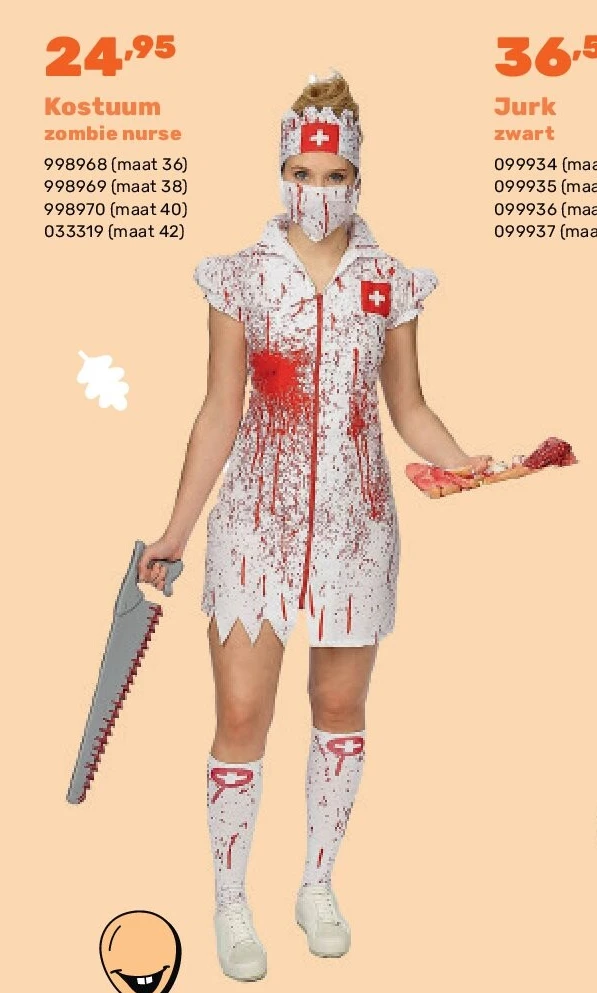 Kostuum zombie nurse