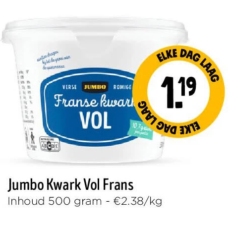 Jumbo Kwark Vol Frans