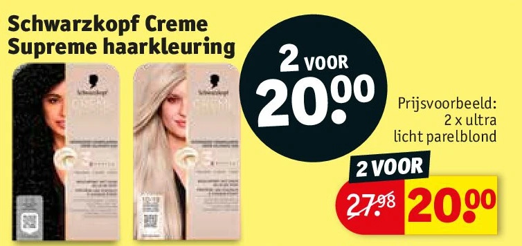 Schwarzkopf Creme Supreme haarkleuring