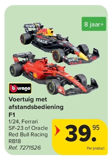 Voertuig met afstandsbediening F1