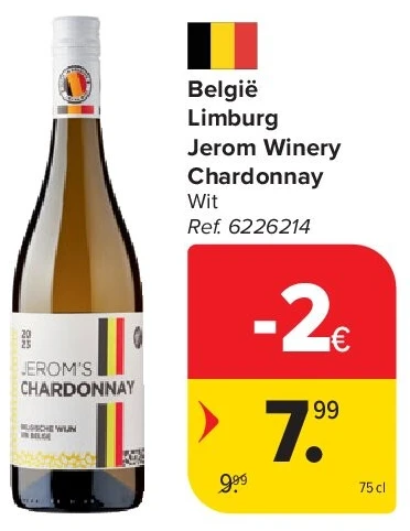 België Limburg Jerom Winery Chardonnay