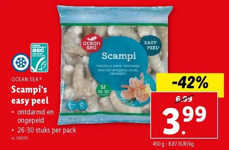 Scampi‘s easy peel