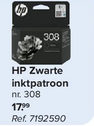 HP Zwarte inktpatroon