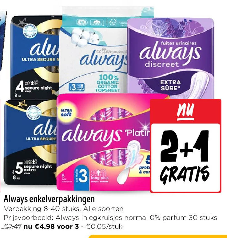 Always enkelverpakkingen