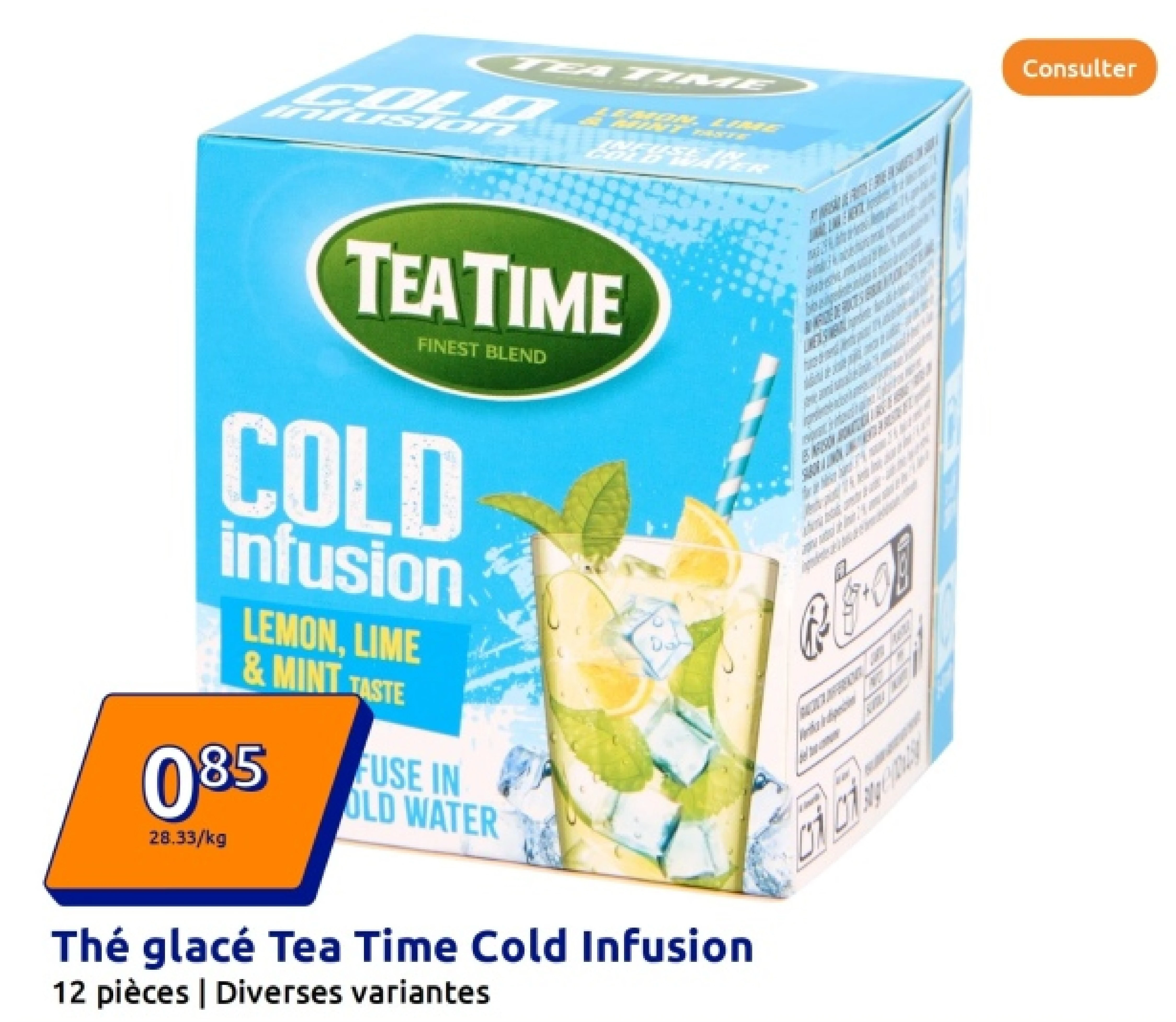 Thé glacé Tea Time Cold Infusion