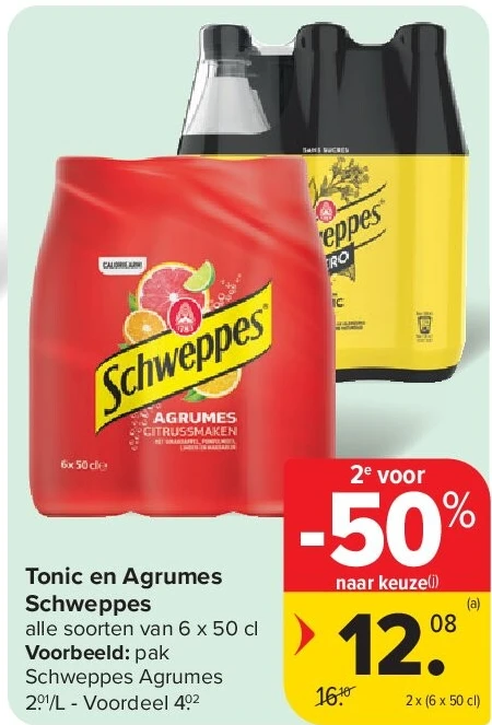 Tonic en Agrumes Schweppes