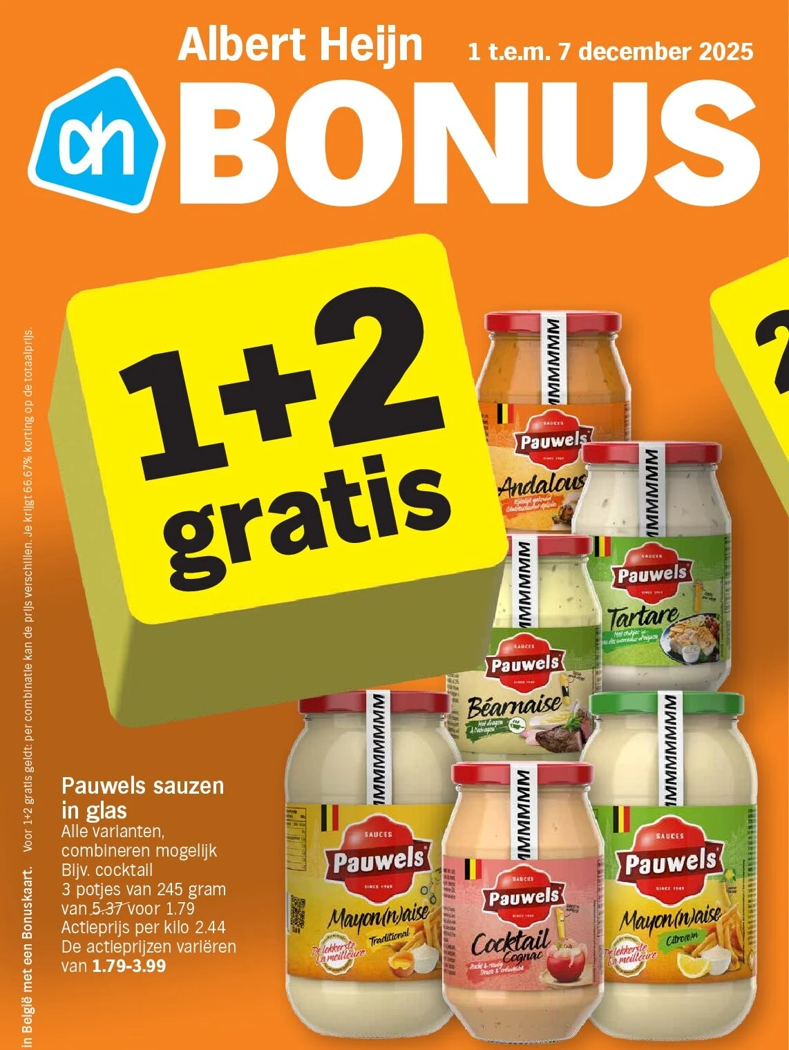 Pauwels sauzen in glas