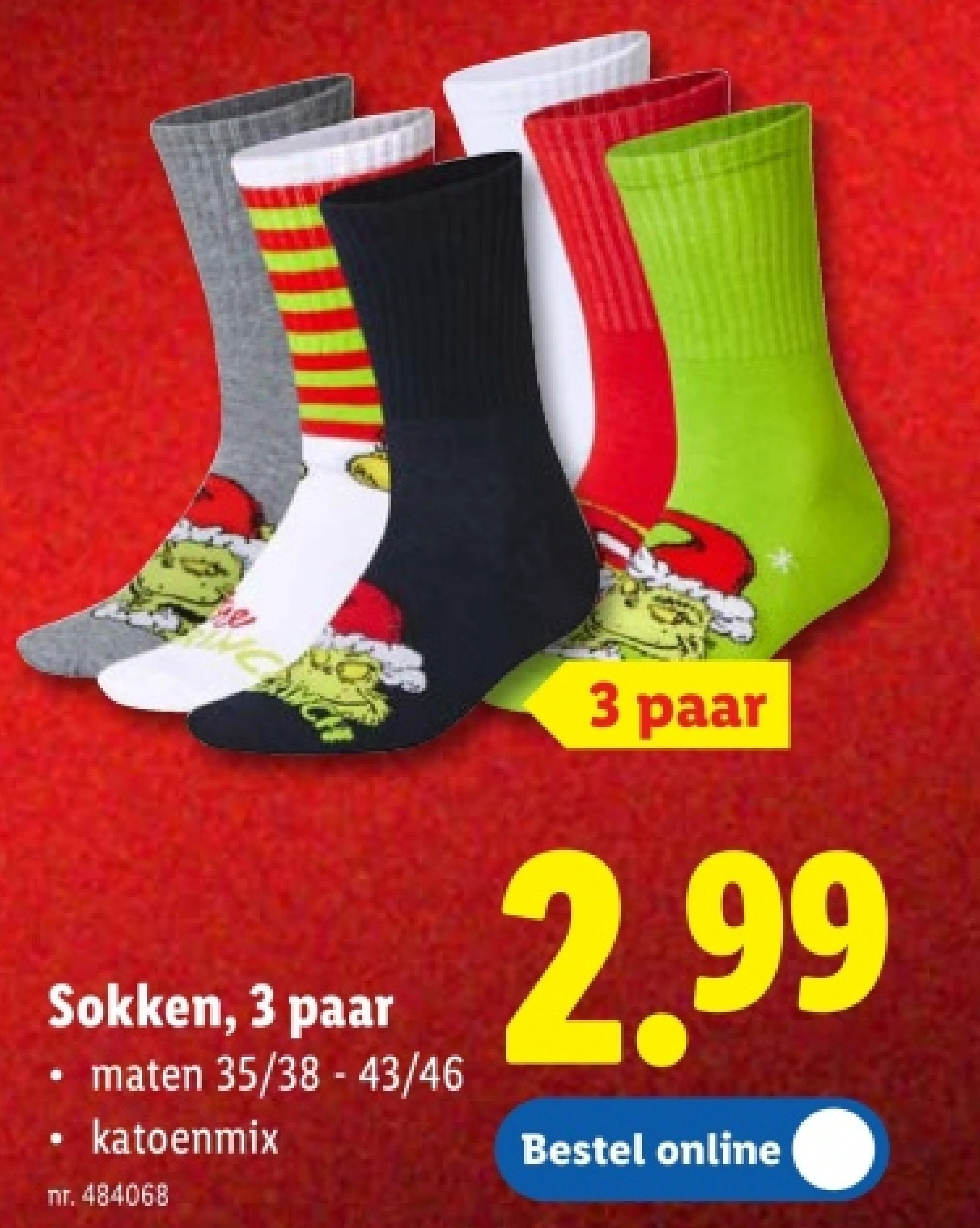 Sokken, 3 paar