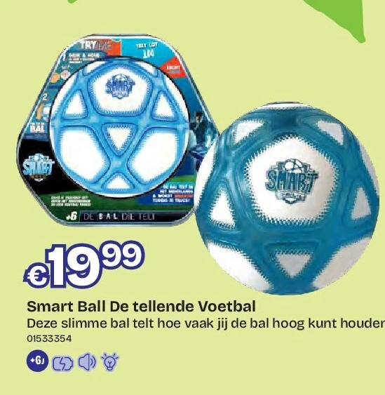 Smart Ball De tellende Voetbal