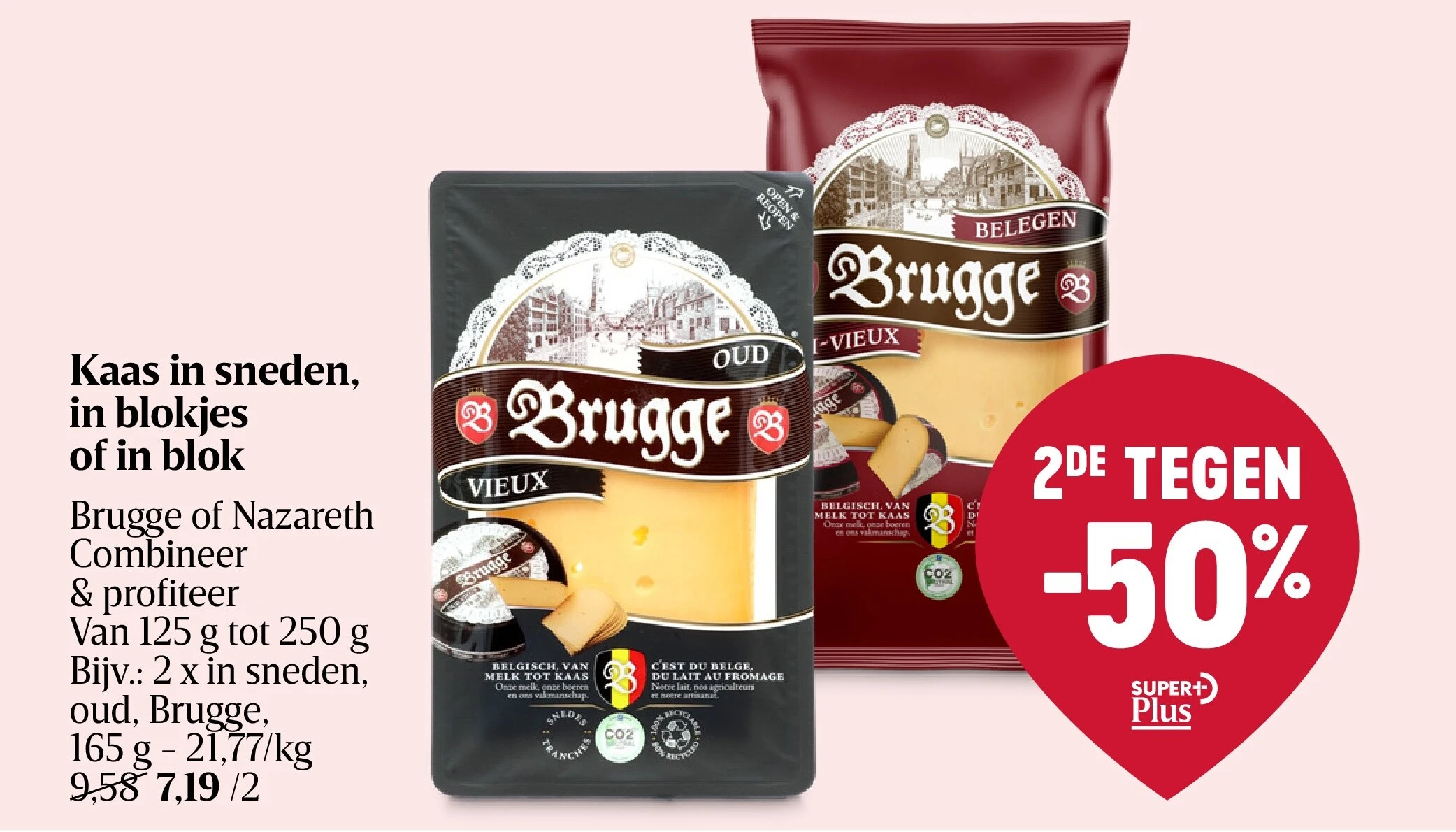 Kaas in sneden, in blokjes of in blok