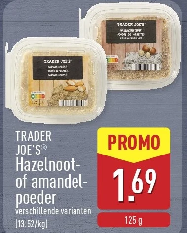 Hazelnootof amandel­ poeder