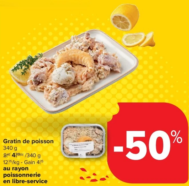 Gratin de poisson 340 g