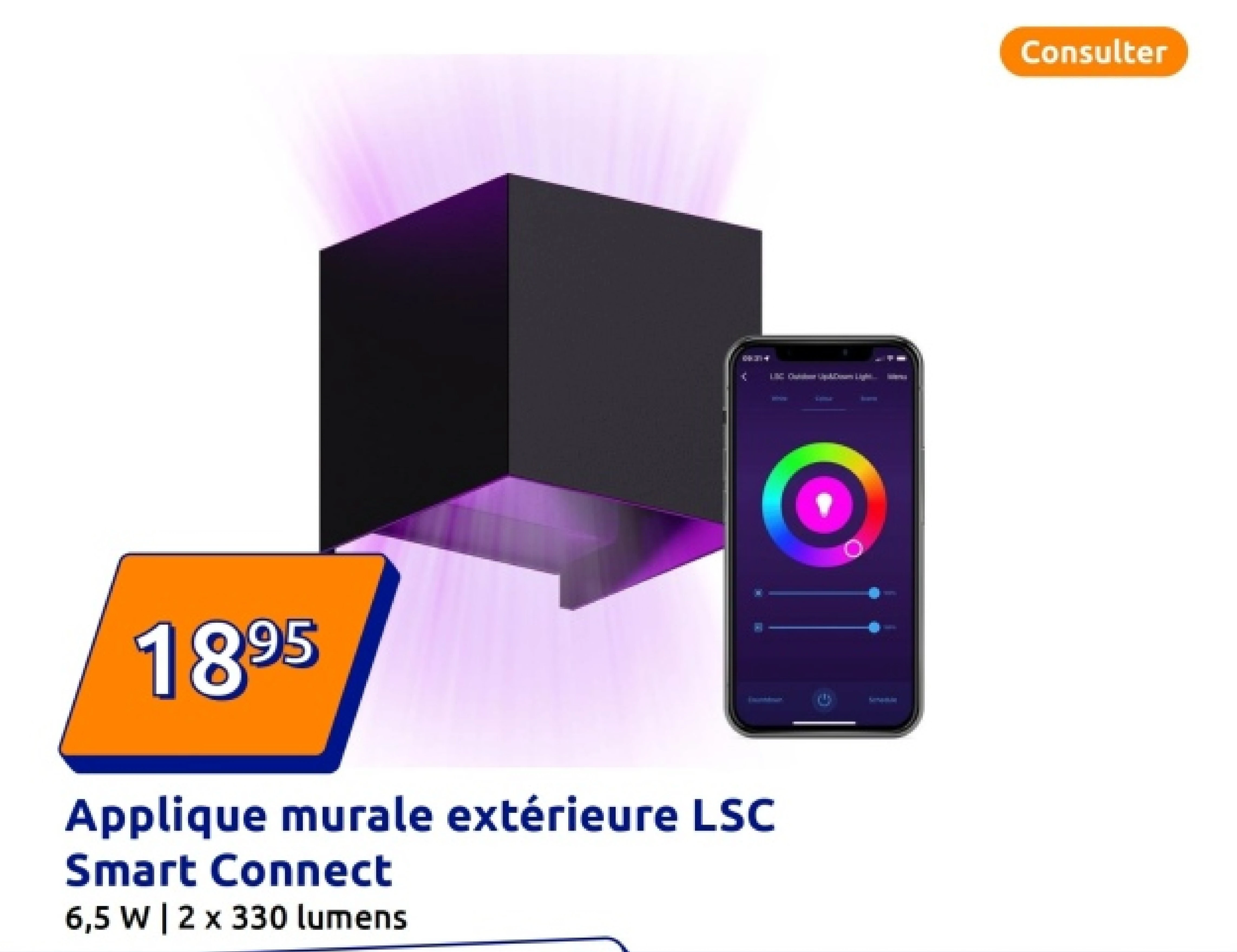 Applique murale extérieure LSC Smart Connect