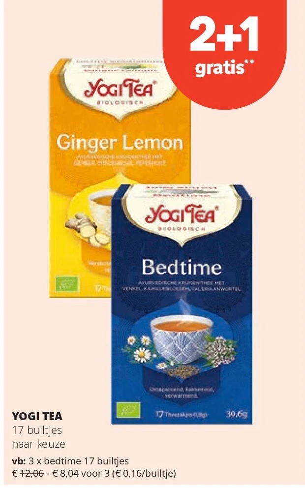 YOGI TEA bedtime 17 builtjes
