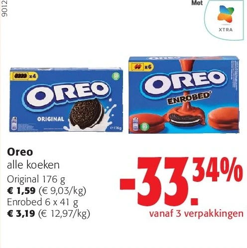 Oreo alle koeken Original 176 g