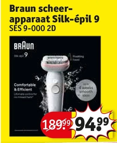 Braun scheerapparaat Silk-épil 9