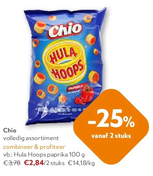 Chio Hula Hoops paprika 100 g