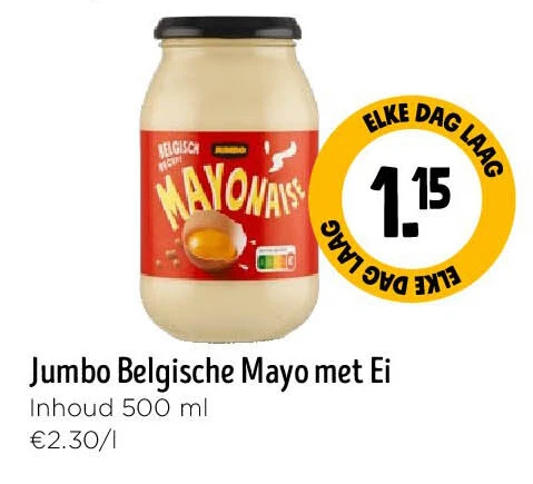 Jumbo Belgische Mayo met Ei