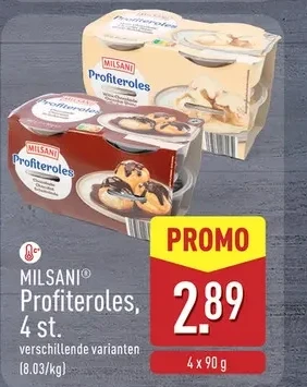 Profiteroles, 4 st.