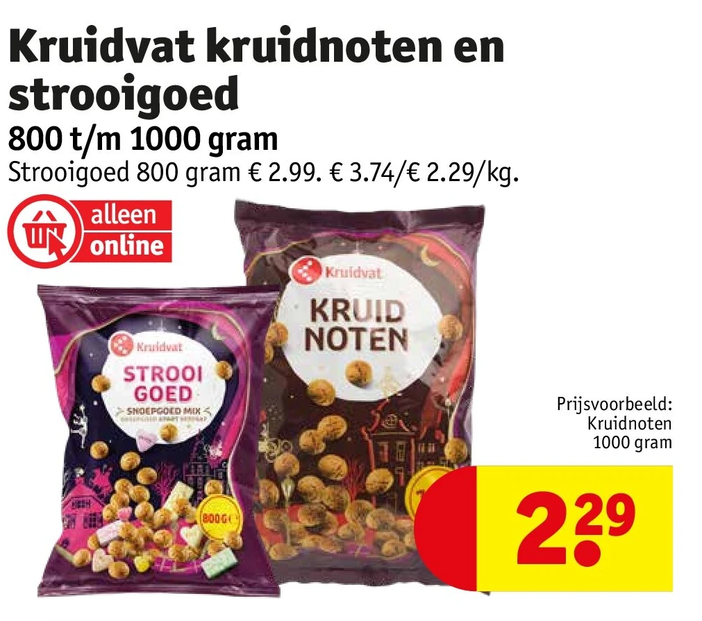 Kruidvat kruidnoten en strooigoed