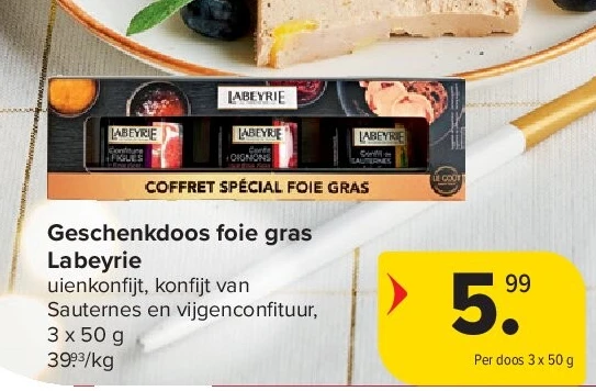 Geschenkdoos foie gras Labeyrie