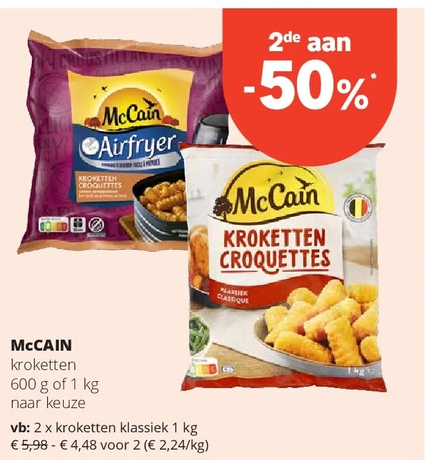 McCAIN kroketten klassiek 1 kg