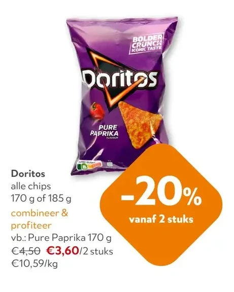 Doritos Pure Paprika 170 g