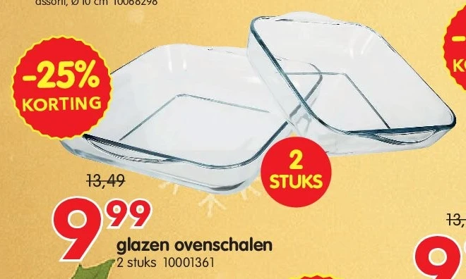glazen ovenschalen