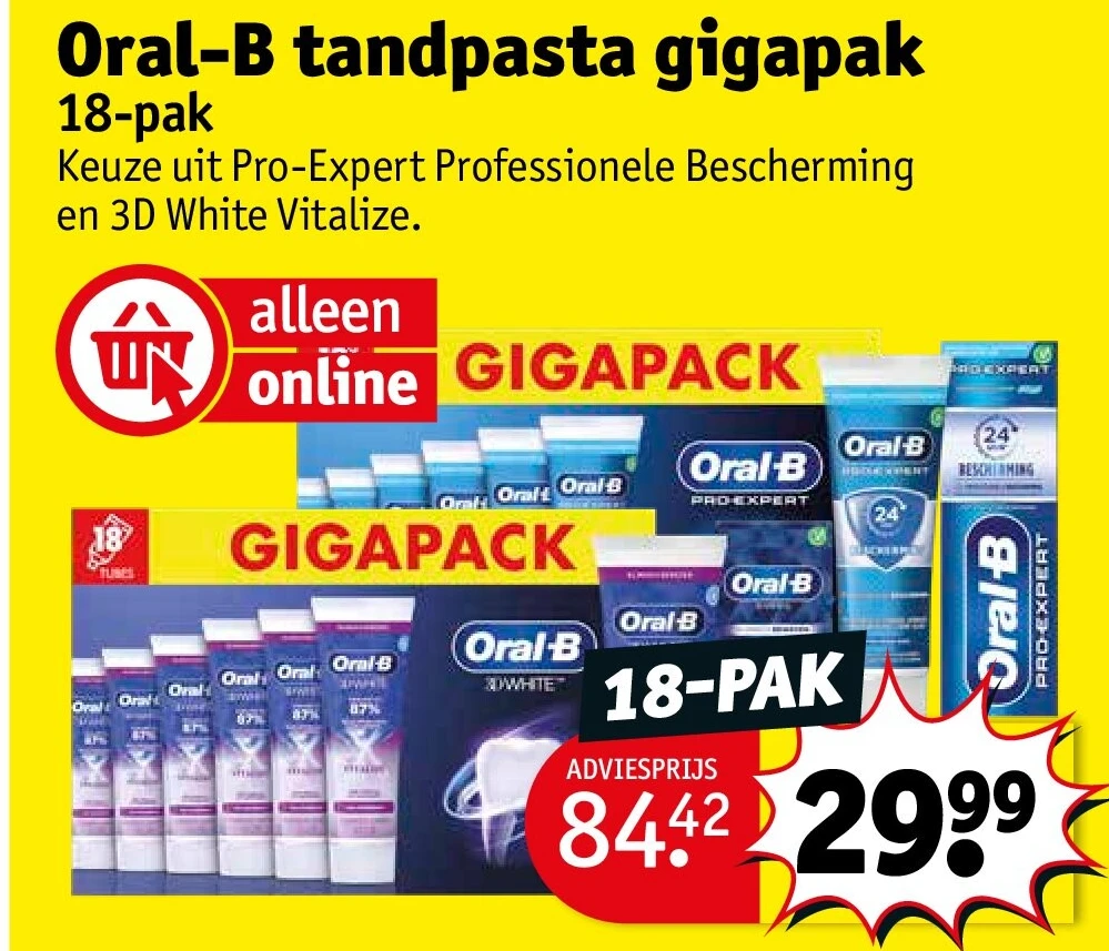 Oral-B tandpasta gigapak