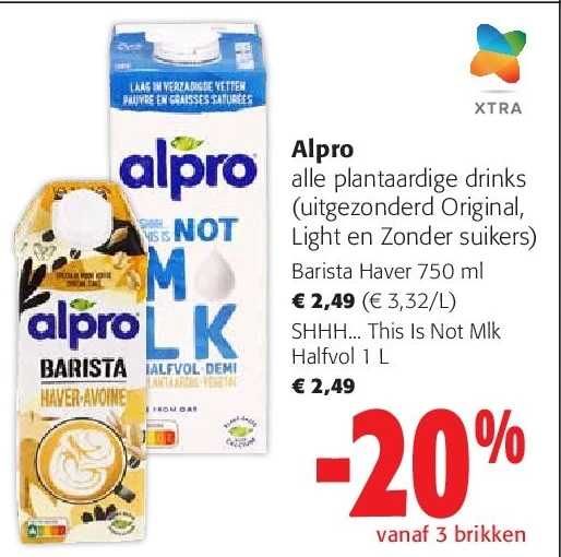 Alpro Barista Haver 750 ml