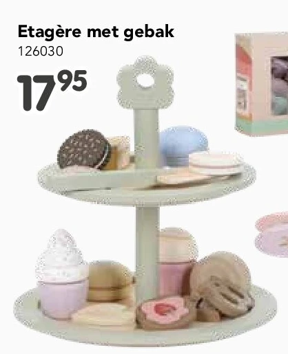 Etagère met gebak