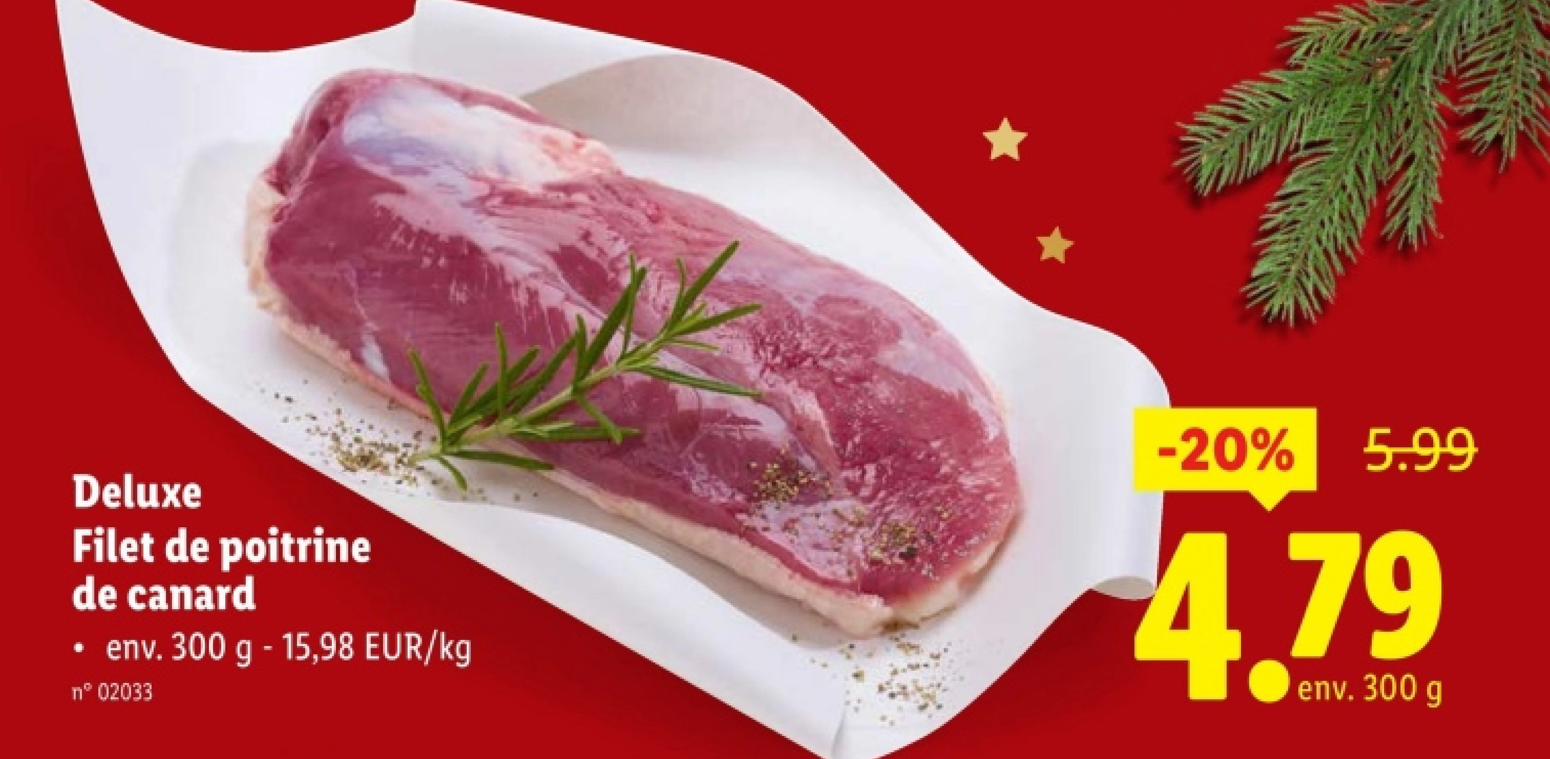 Filet de poitrine de canard